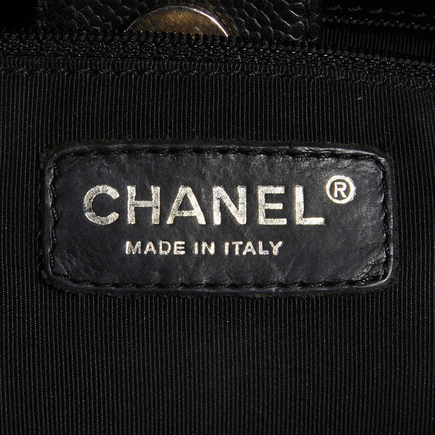 Chanel Caviar Quilted Petit Shopping Tote PST Black 6 of 7
