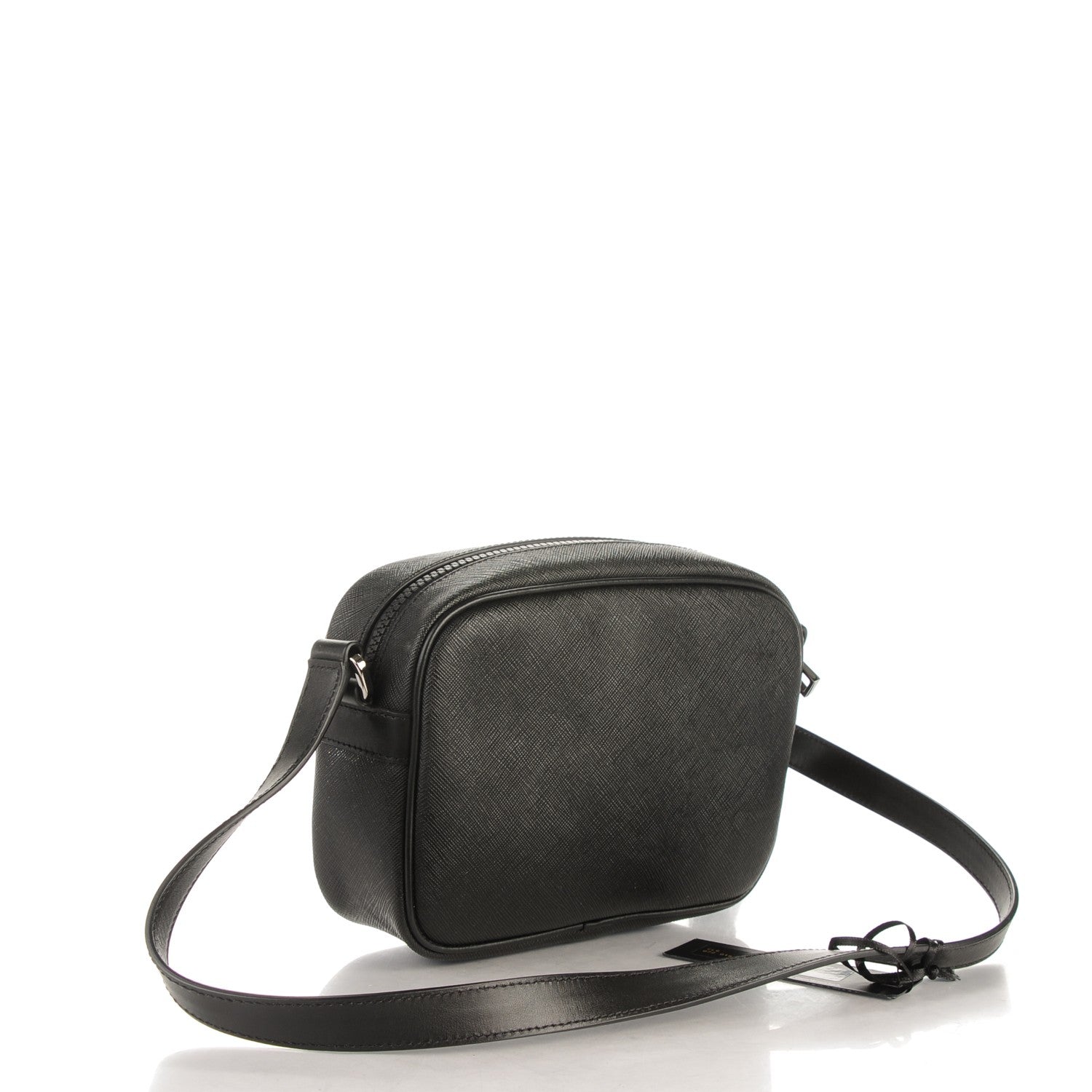 Versace Grained Calfskin Palazzo Camera Bag Black 3 of 6