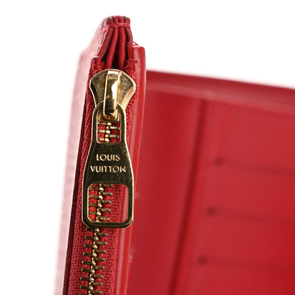 Louis Vuitton Taurillon Capucines Compact Wallet Rubis 8 of 14