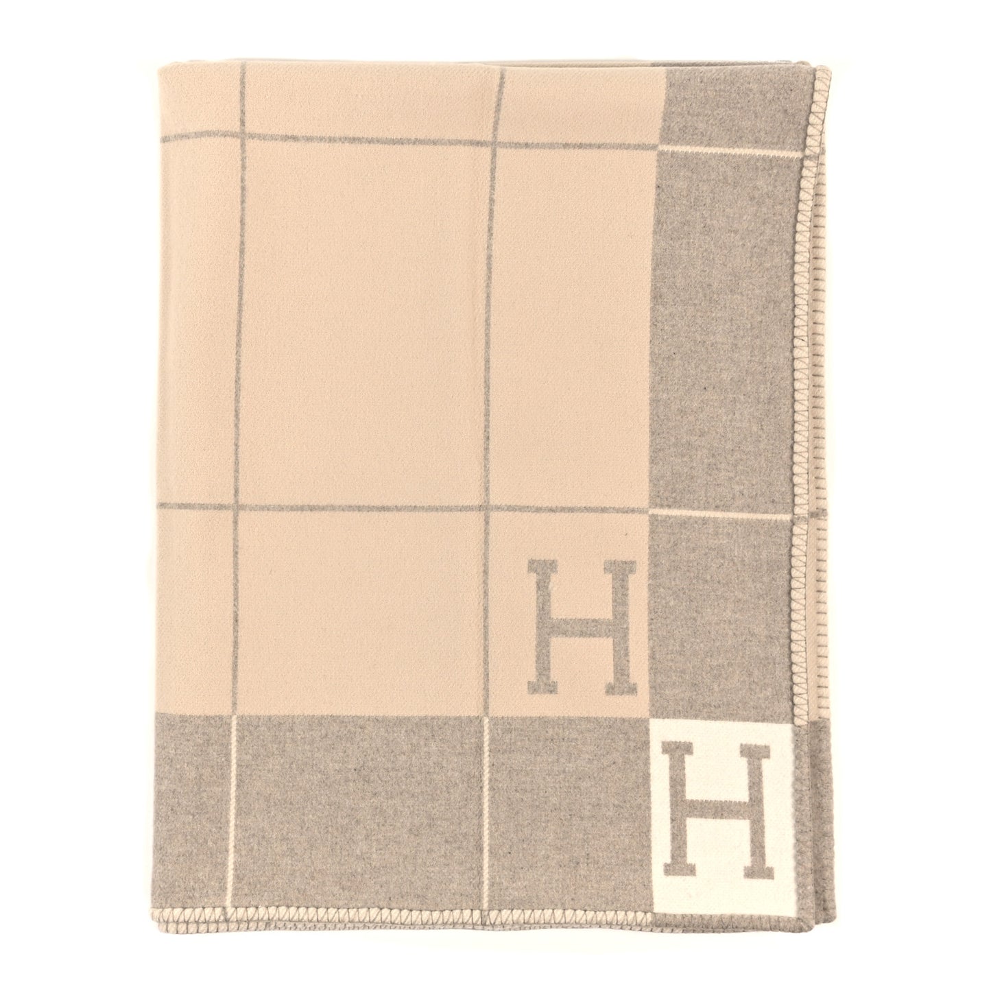 Wool Cashmere Avalon III Blanket Coco Camomille