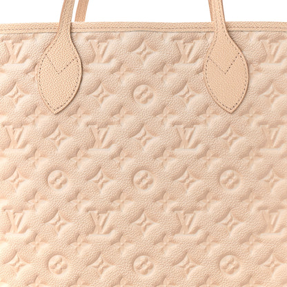 Louis Vuitton Empreinte Monogram Summer Stardust Neverfull MM Beige Clair 8 of 10