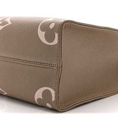Louis Vuitton Empreinte Monogram Giant Onthego PM Tourterelle Creme 9 of 10