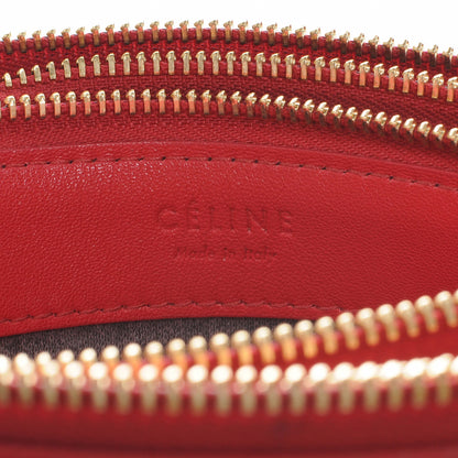 Celine Leather Trio Crossbody Bag Red 6 of 7