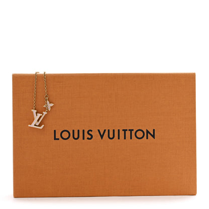Louis Vuitton Enamel LV Iconic Necklace Gold Pink 6 of 7