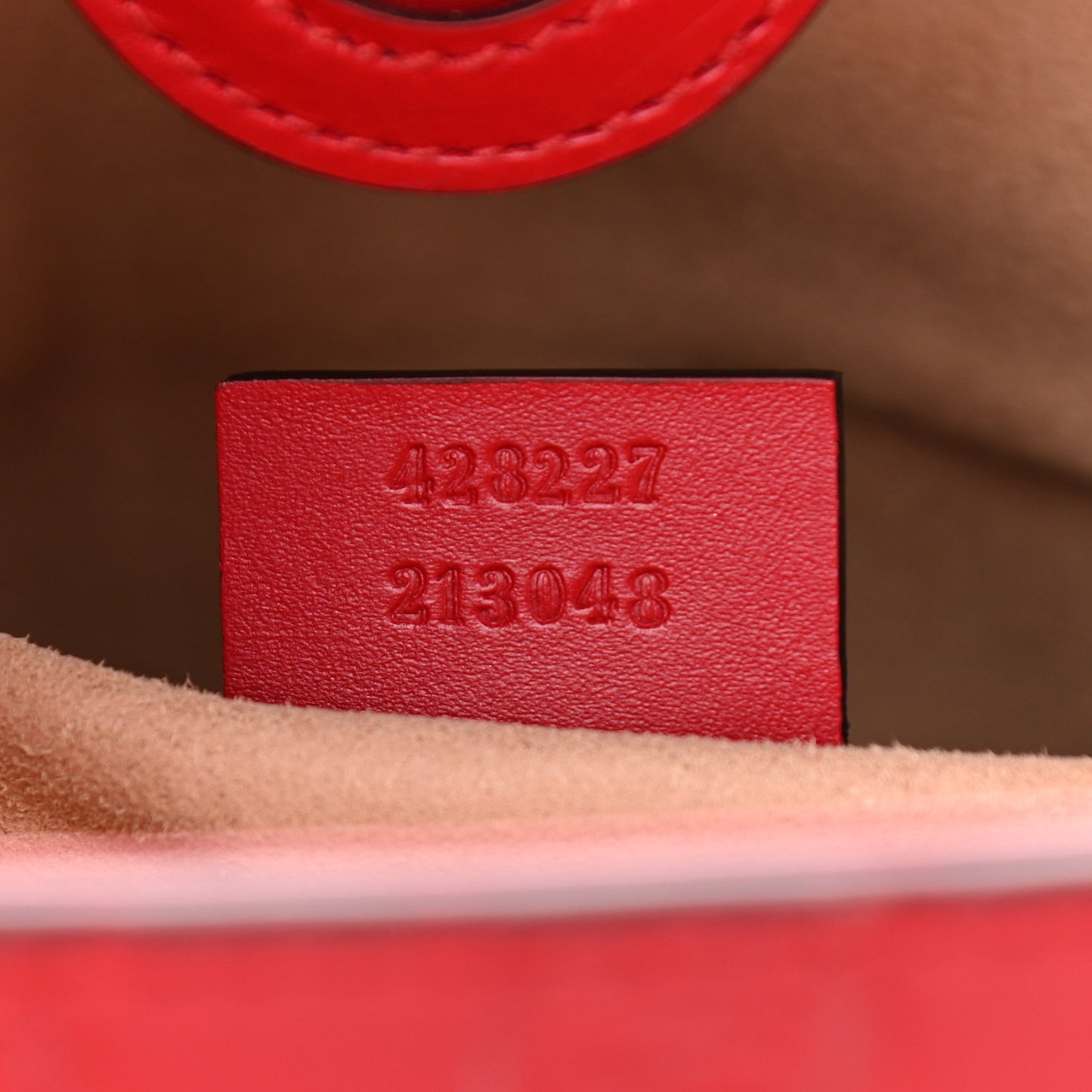 Guccissima Tote Hibiscus Red