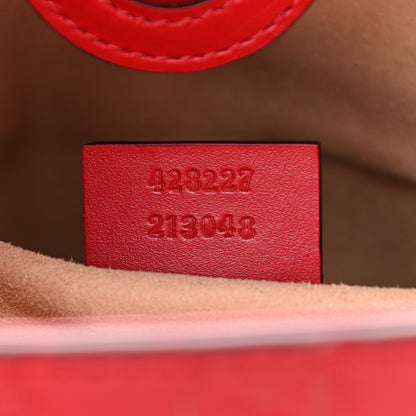 Gucci Guccissima Tote Hibiscus Red 7 of 10