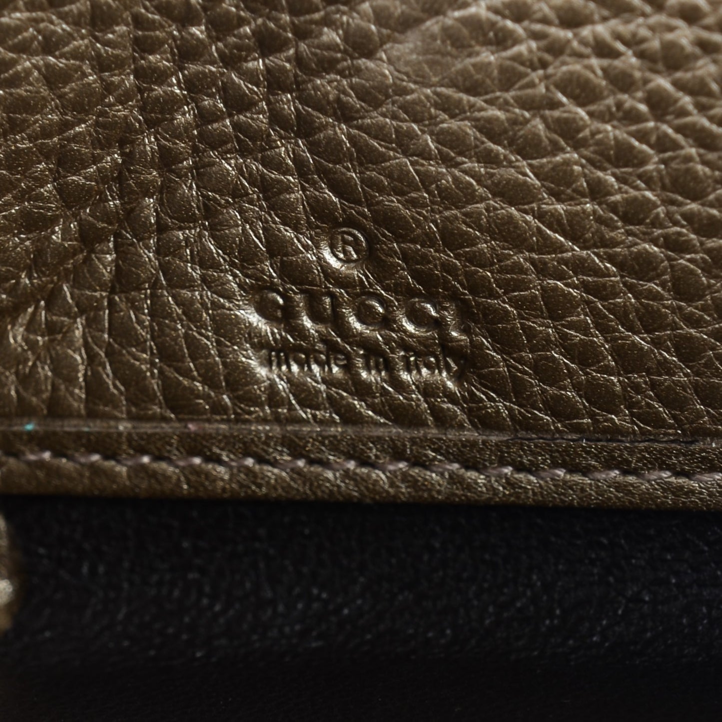 Monogram Bamboo Tassel Zip Around Wallet Gold