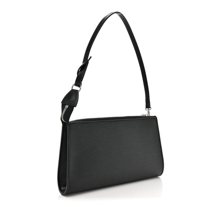 Louis Vuitton Epi Pochette Accessories 21 Black 4 of 10