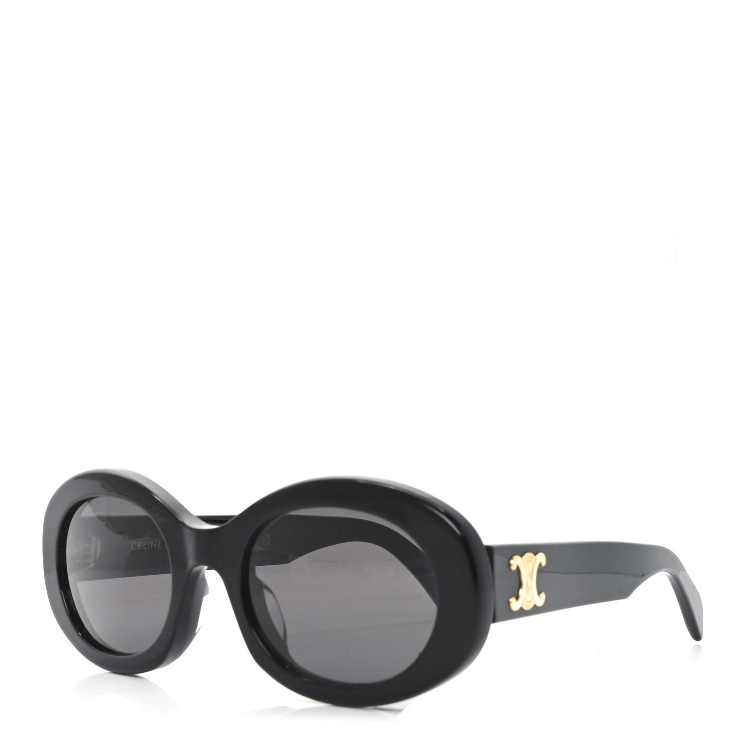 Celine Acetate Triomphe 01 Sunglasses CL 40194U Black 1 of 6