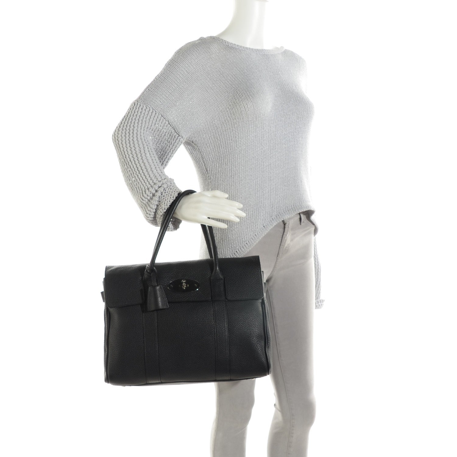 Mulberry Soft Grain Leather Bayswater Black 2 of 7