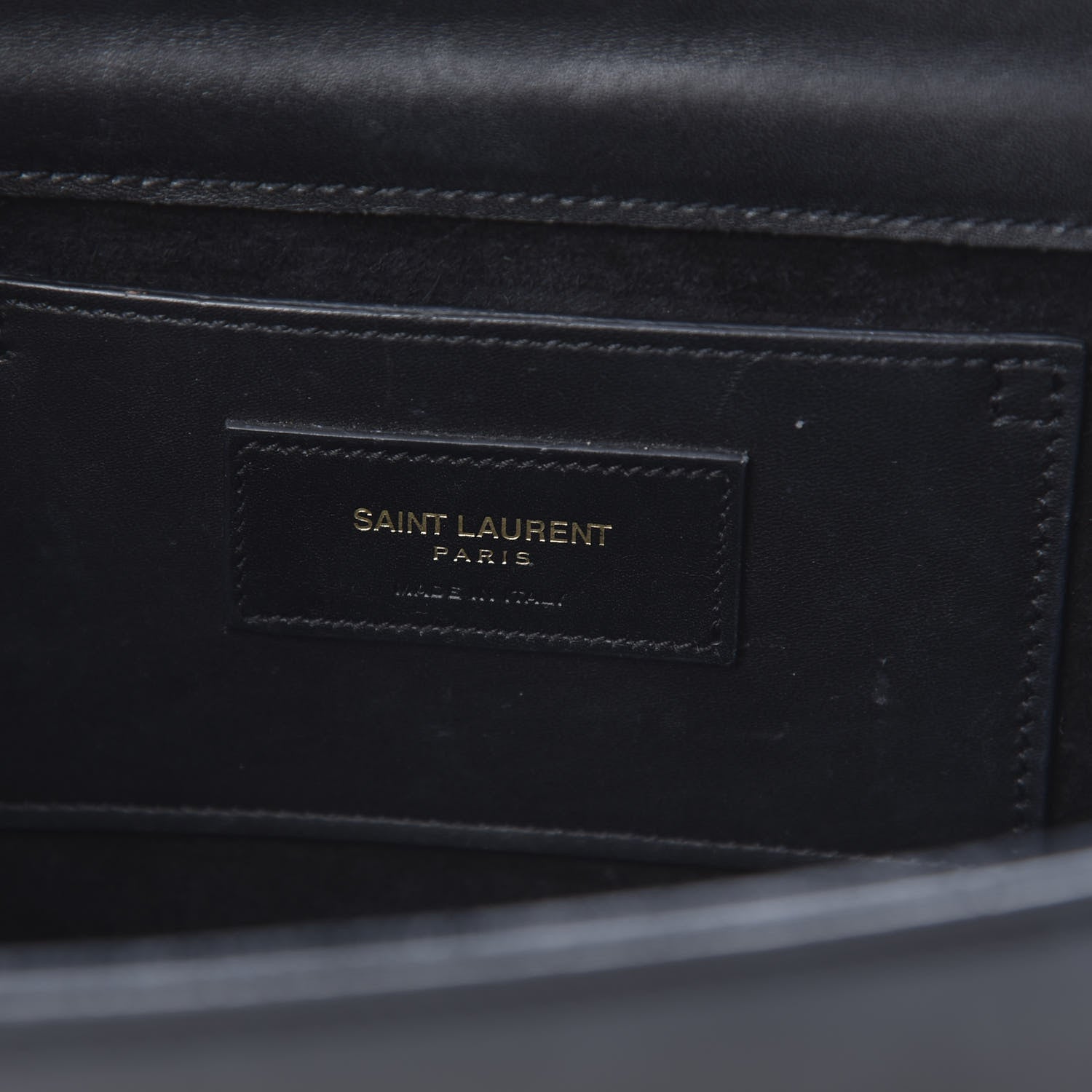 Saint Laurent Smooth Calfskin Medium Classic Monogram Kate Tassel Satchel Black 6 of 15