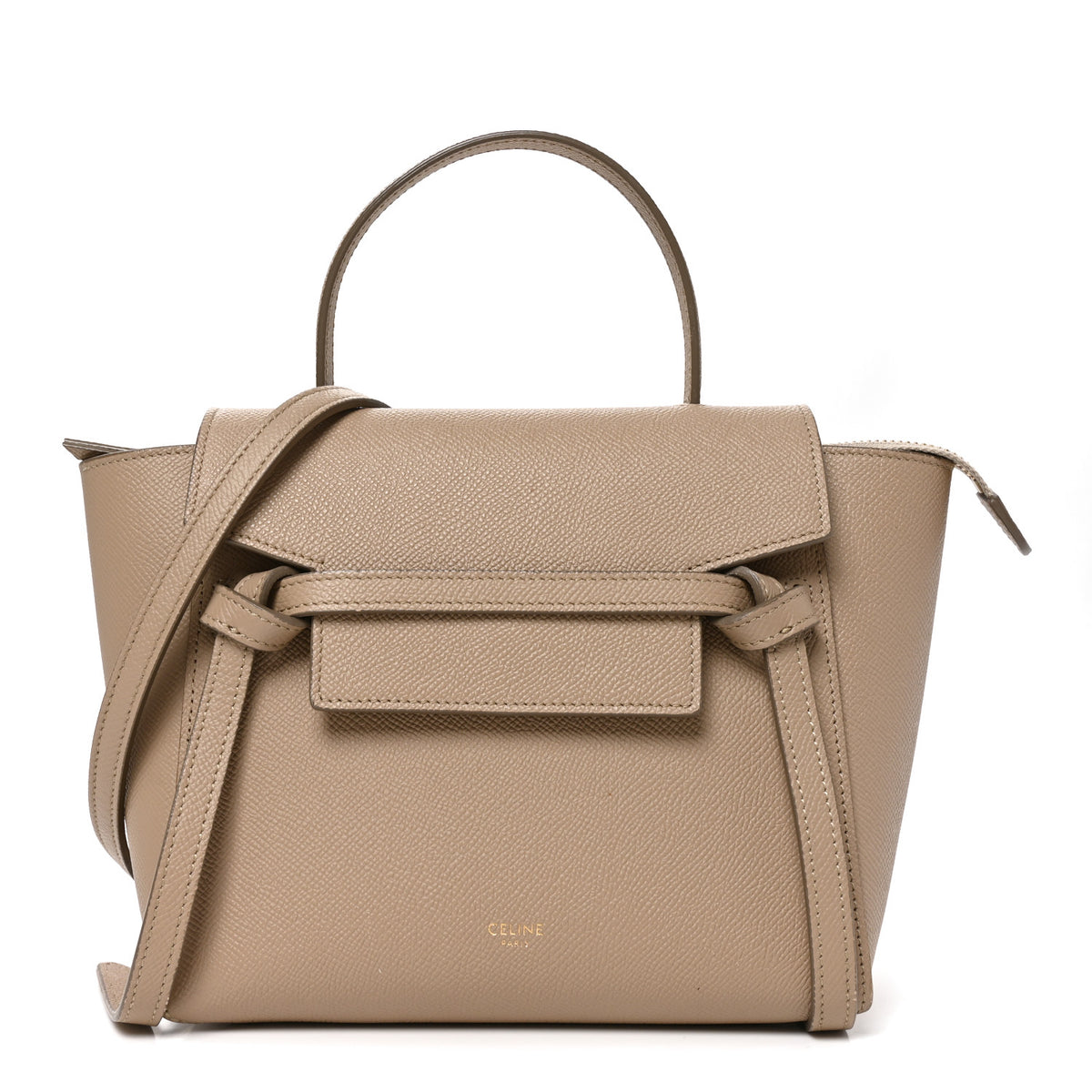 Celine Grained Calfskin Nano Belt Bag Light Taupe 1 of 9