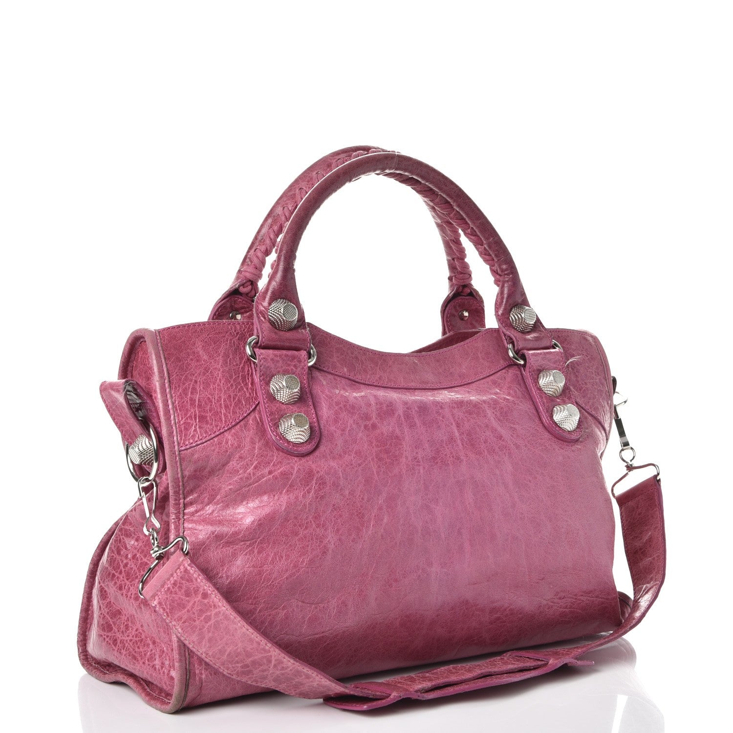Balenciaga Agneau Giant 21 Silver Hardware City Magenta 4 of 18