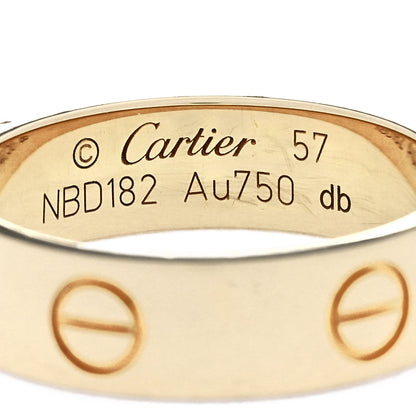 Cartier 18K Yellow Gold 5.5mm LOVE Ring 57 8 4 of 5