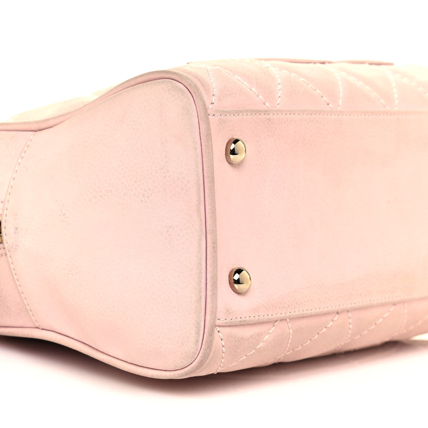Chanel Caviar Quilted Small Bowler Tassel Pink 9 of 16