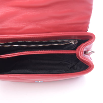 Saint Laurent Calfskin Y Quilted Monogram Toy Loulou Crossbody Bag New Lipstick 4 of 9