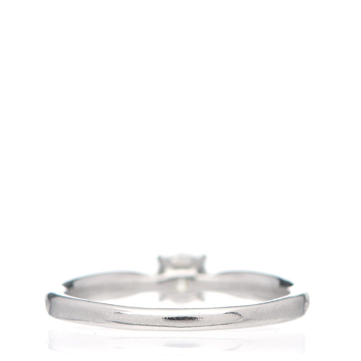 Platinum Diamond .24ct Round Brilliant Harmony Engagement Ring 49 4.75