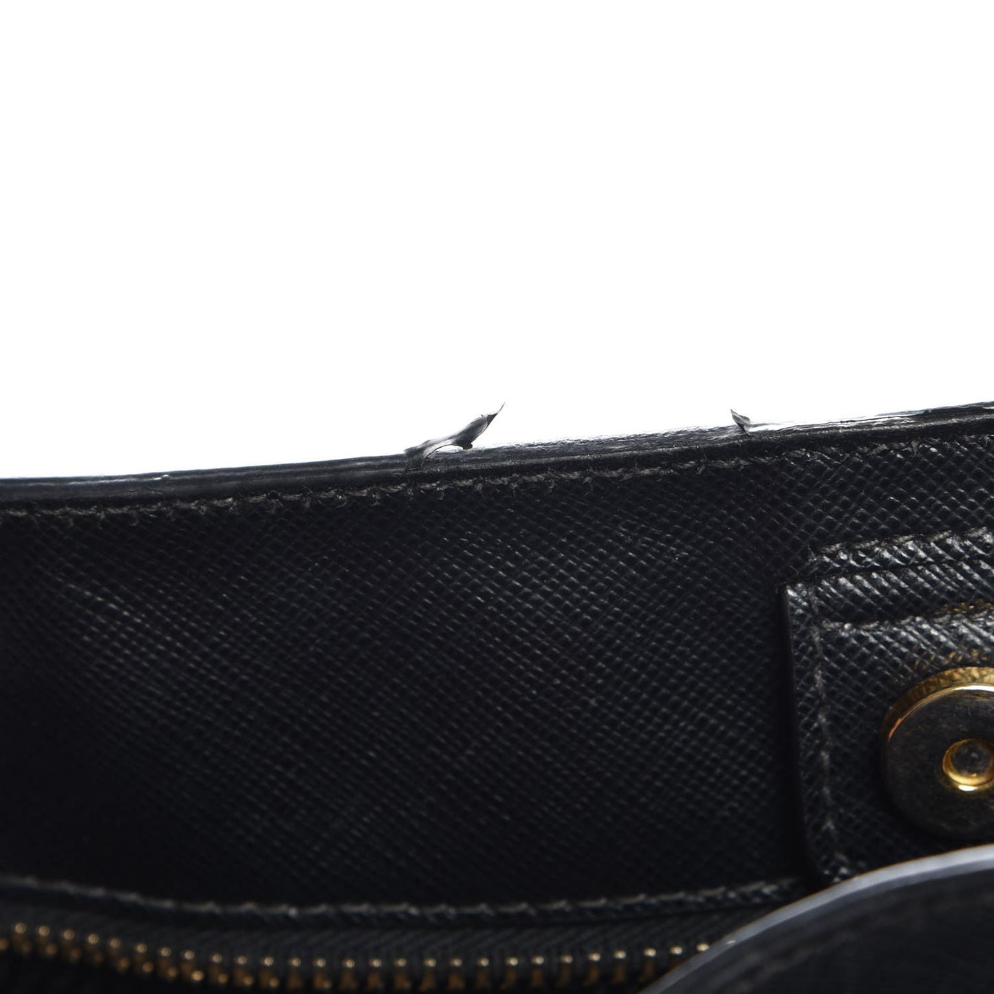 Saffiano Lux Large Tote Nero Black
