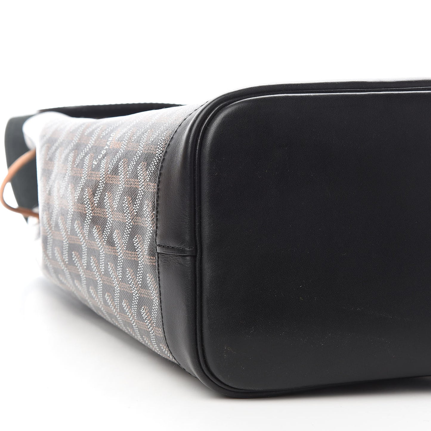 Goyardine Calfskin Alpin MM Backpack Black