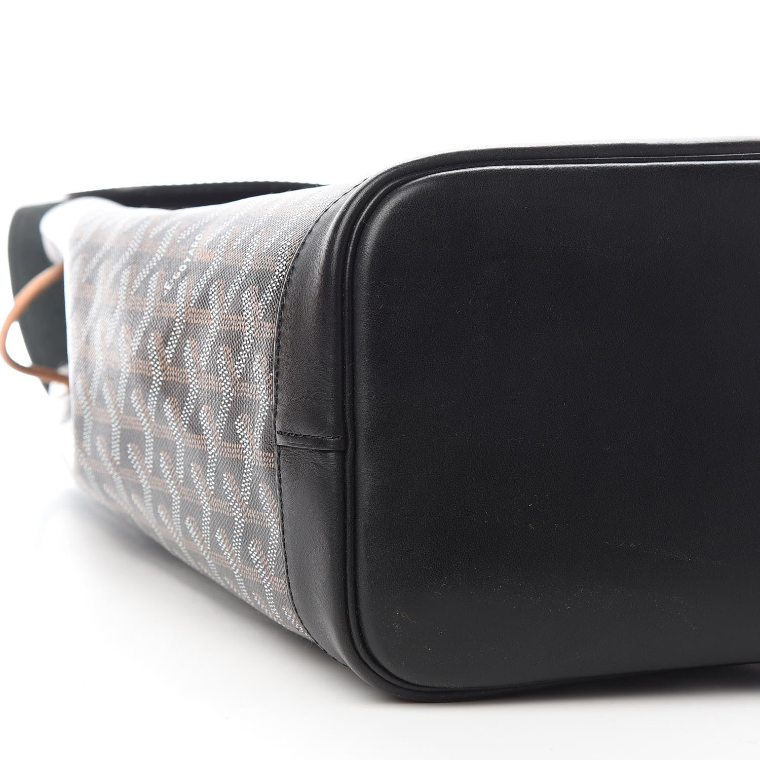 Goyard Goyardine Calfskin Alpin MM Backpack Black 8 of 9