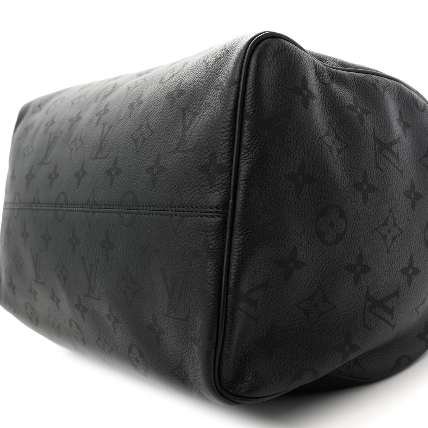 Calfskin Monogram Speedy P9 Bandouliere 40 Ultra Black