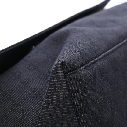 Gucci GG Monogram Flap Messenger Bag Navy 4 of 8
