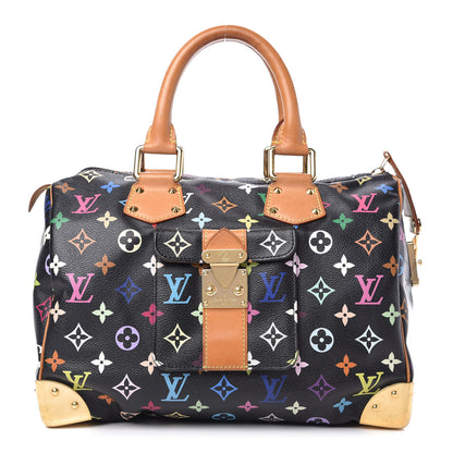 Louis Vuitton Monogram Multicolor Speedy 30 Black 1 of 9