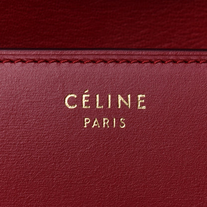 Celine Smooth Calfskin Small Classic Box Flap Bag Red 7 of 11