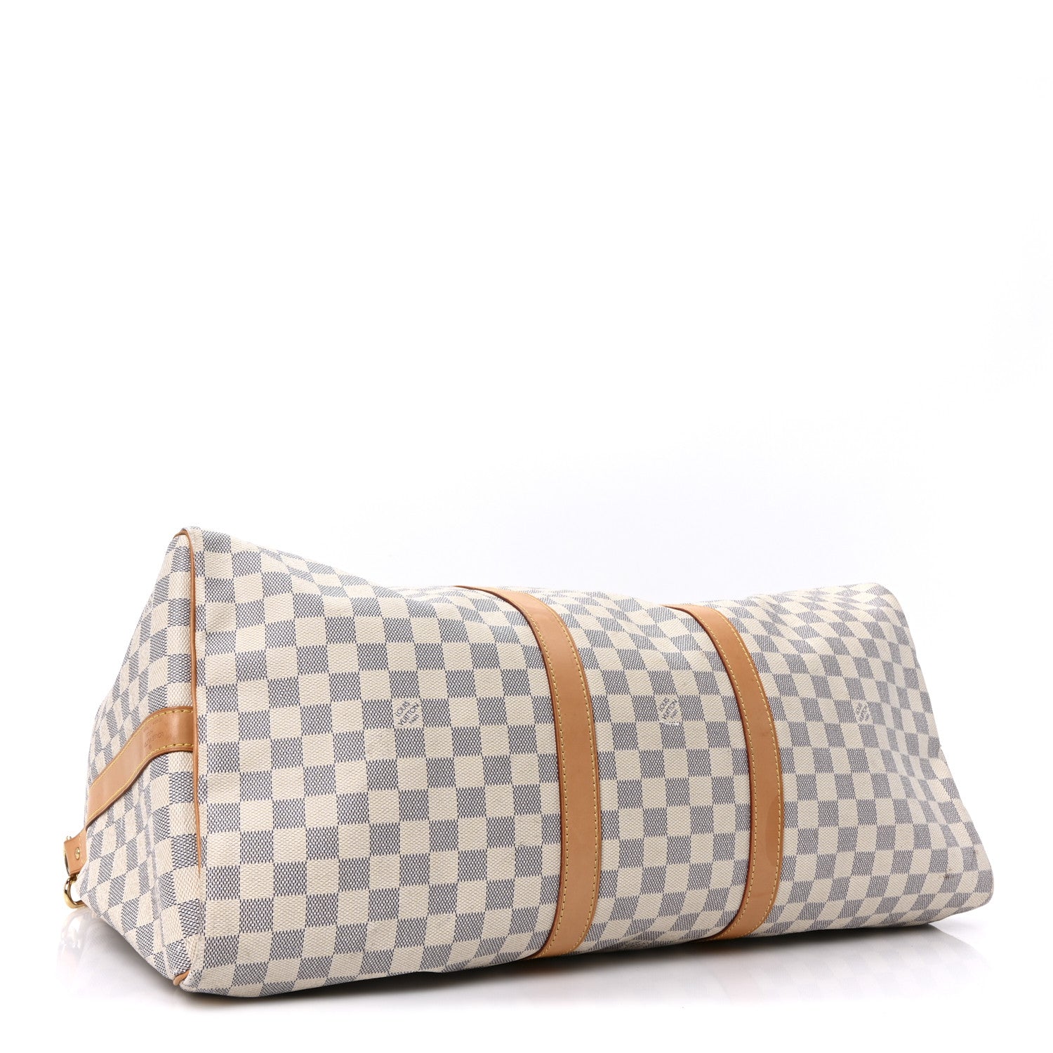 Louis Vuitton Damier Azur Keepall Bandouliere 55 3 of 10