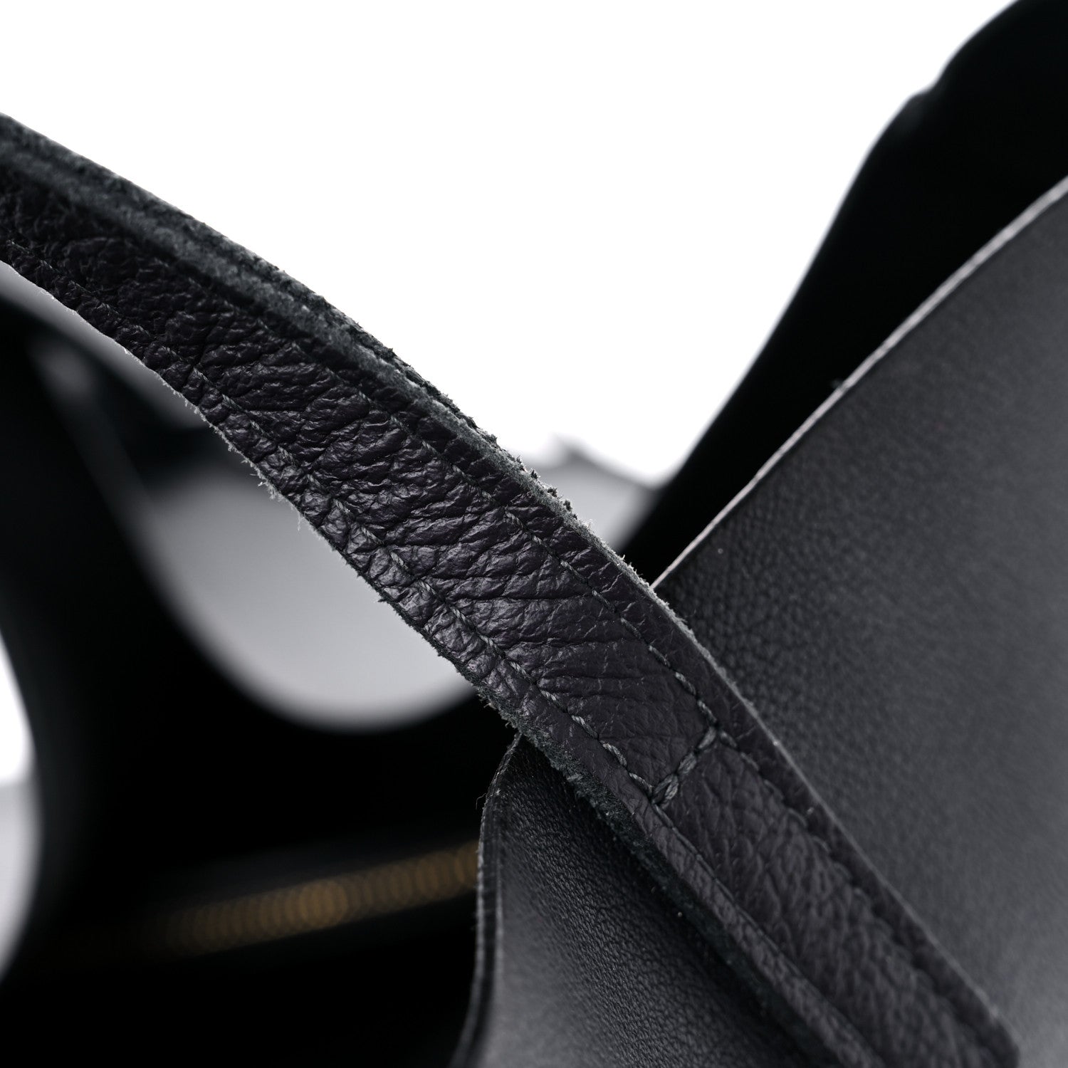 Saint Laurent Calfskin Large Shopping Tote Black 20 of 23