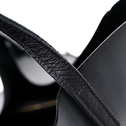 Saint Laurent Calfskin Large Shopping Tote Black 20 of 23