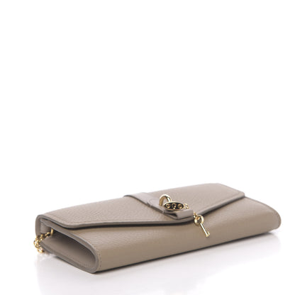 Chloe Grained Calfskin Aby Chain Wallet Motty Grey 5 of 22