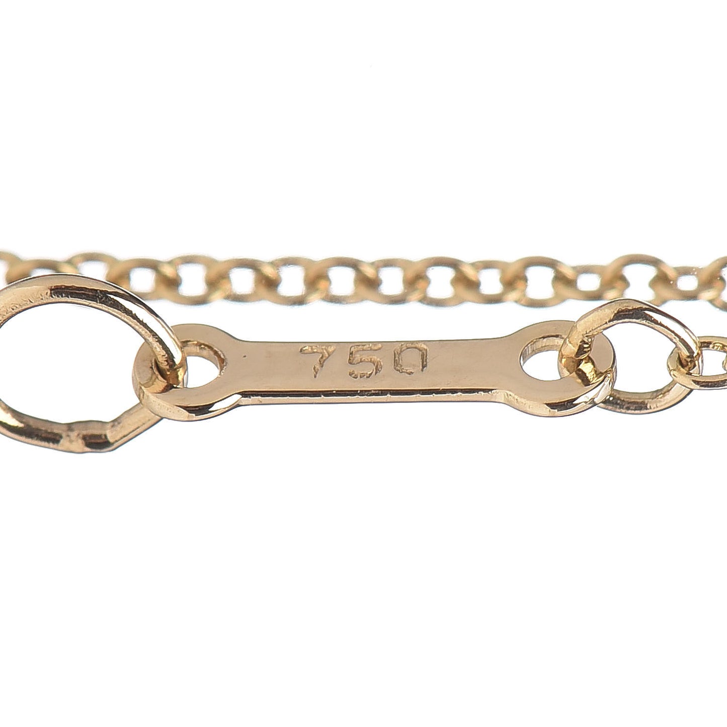 18K Yellow Gold Diamond .40ctw Elsa Peretti Diamonds by the Yard Station Bracelet