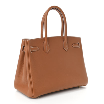 Hermes Togo Swift Canvas 3 in 1 Birkin 30 Gold 6 of 14