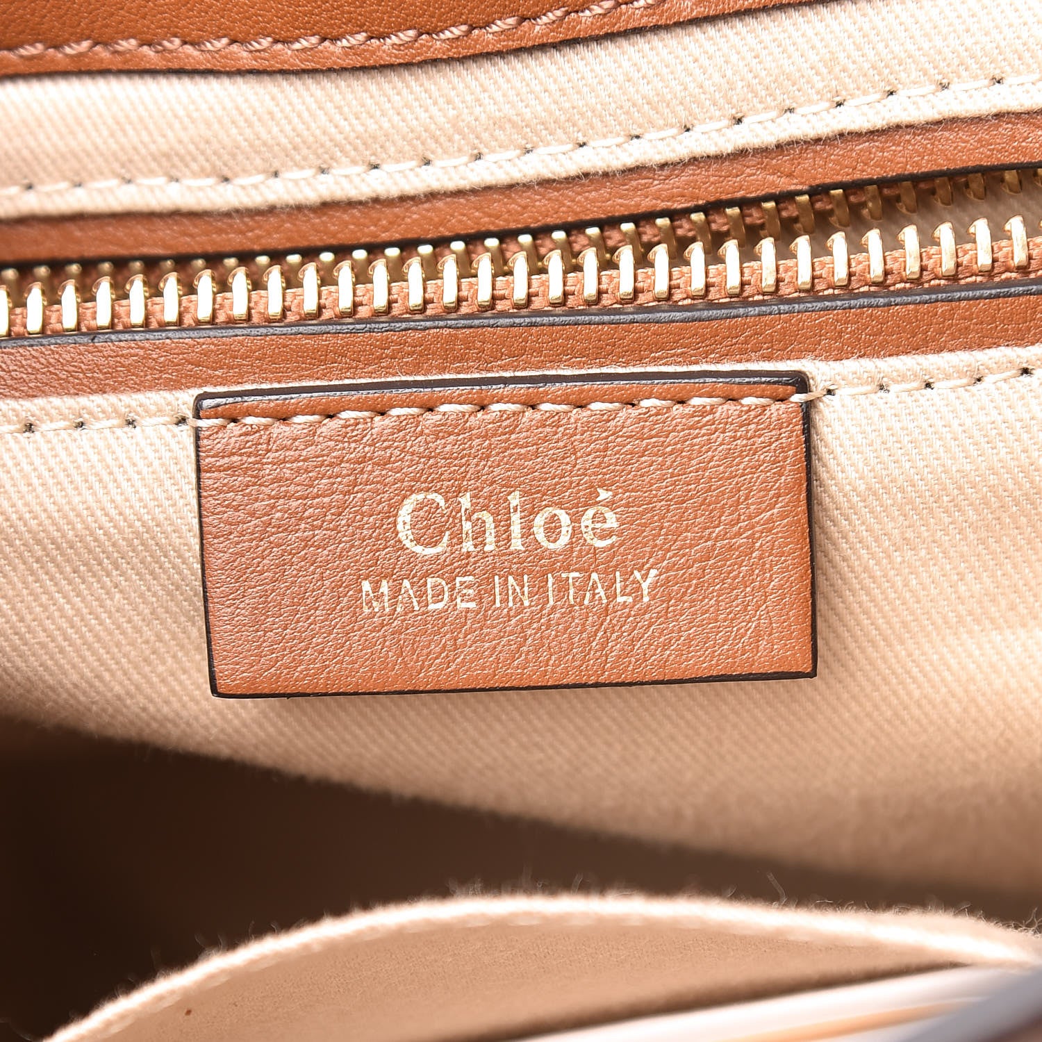 Chloe Suede Calfskin Small Faye Backpack Tan 6 of 10