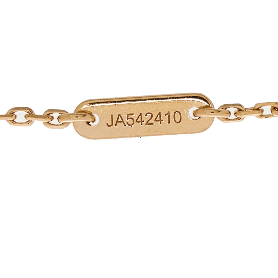 18K Rose Gold Carnelian Sweet Alhambra Bracelet