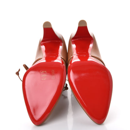 Christian Louboutin Shiny Nappa S.I.T. Rain 100 Ankle Boots 41 Brown 5 of 15