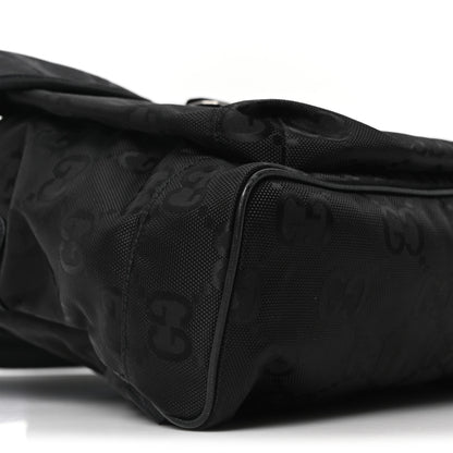Gucci Econyl Nylon Monogram Off The Grid Backpack Black 9 of 10