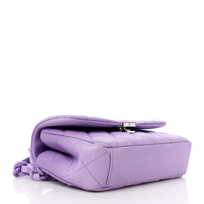Chanel Shaded Caviar Quilted My Everything Small Flap Purple Light Purple 4 of 14