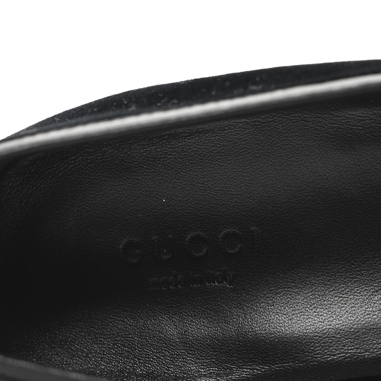 Gucci Velvet Horsebit Womens Jordaan Loafers 41 Black 8 of 10