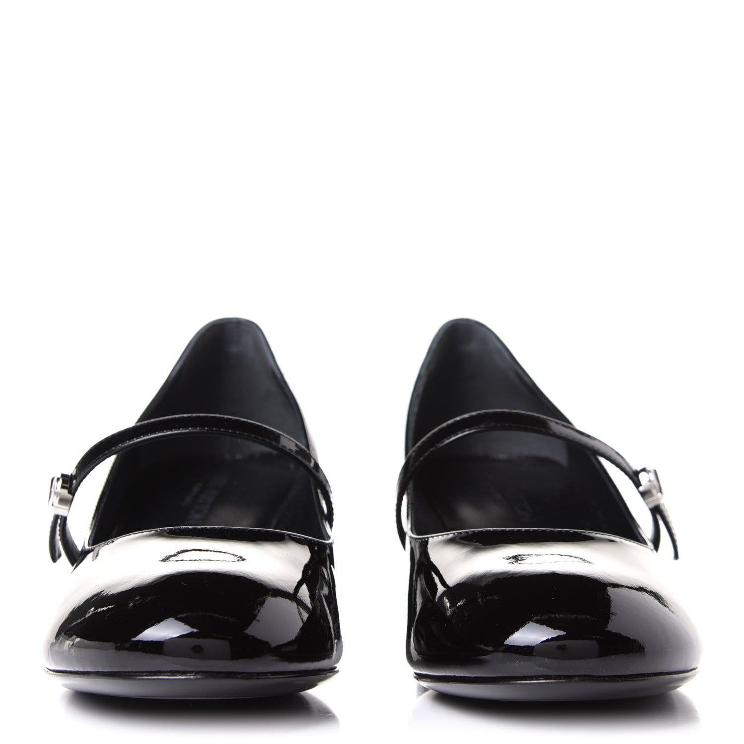 Louis Vuitton Patent Uniformes Silhouette 40mm Pumps 37 Black 2 of 7