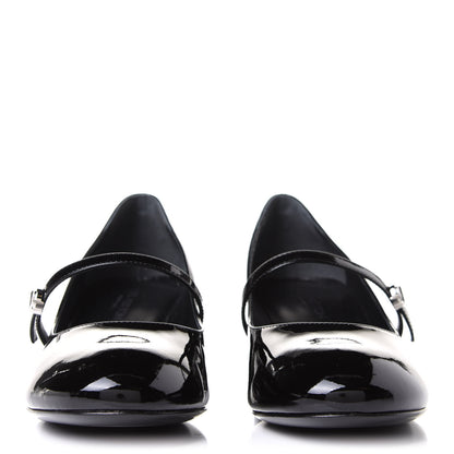 Louis Vuitton Patent Uniformes Silhouette 40mm Pumps 37 Black 2 of 7