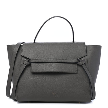 Celine Grained Calfskin Mini Belt Bag Grey 1 of 9