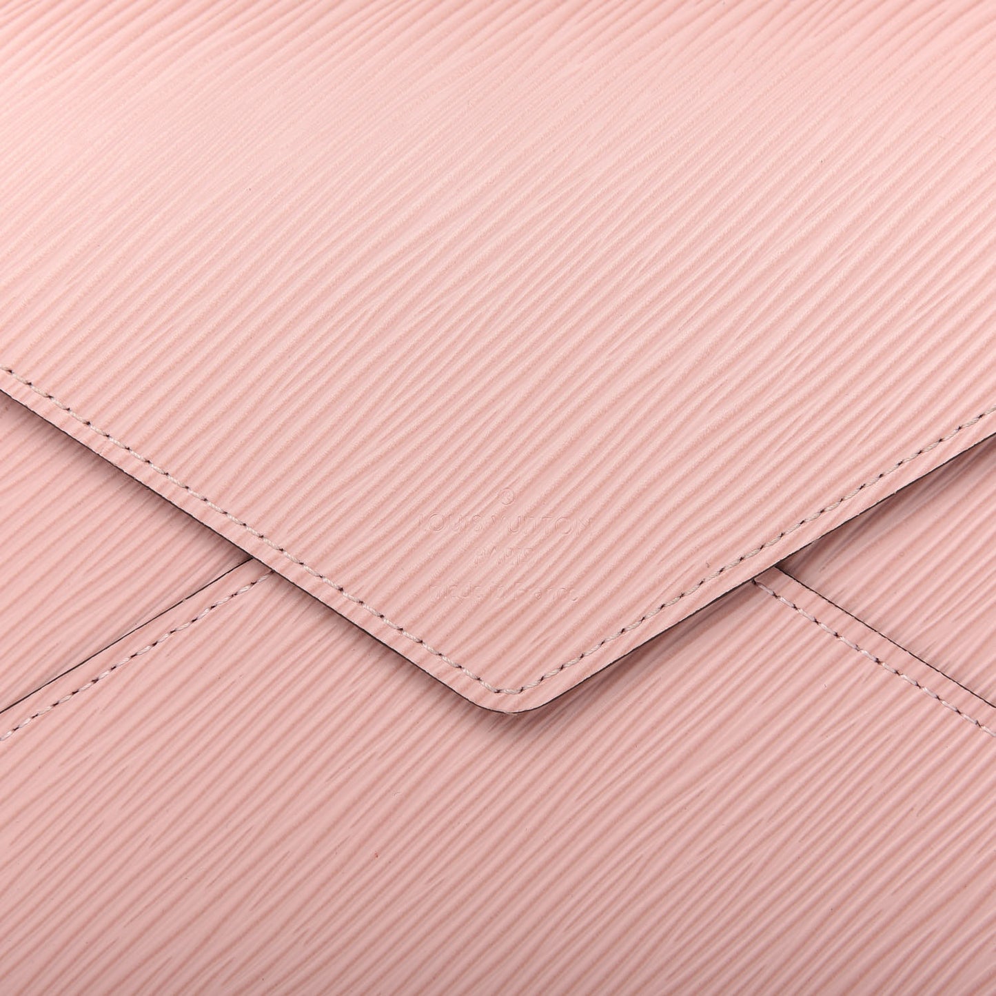 Epi Large Kirigami Pochette Insert Rose Ballerine