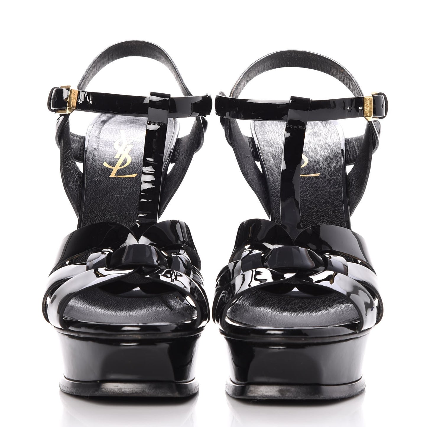 Patent Tribute 105 Platform Sandals 38 Black