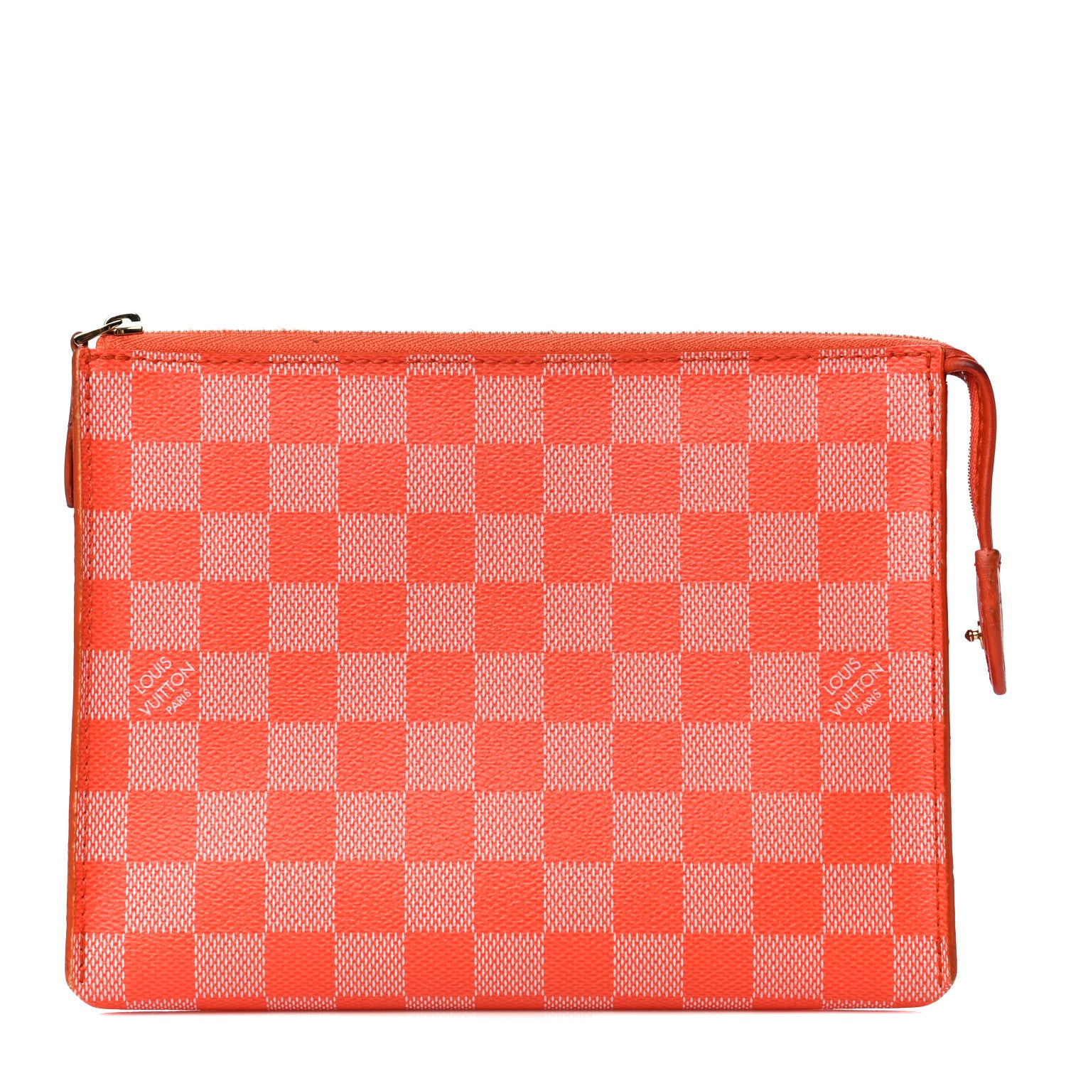 Louis Vuitton Damier Couleurs Element Clutch Piment 1 of 20