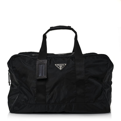 Prada Tessuto Nylon Saffiano Viaggio Carry On Travel Bag Black 1 of 13
