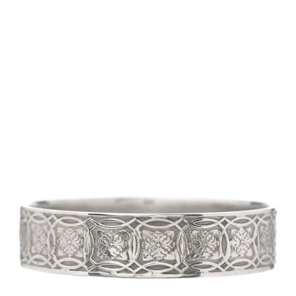 Tiffany Sterling Silver Wide Celtic Makers Mark Bangle Bracelet 3 of 4
