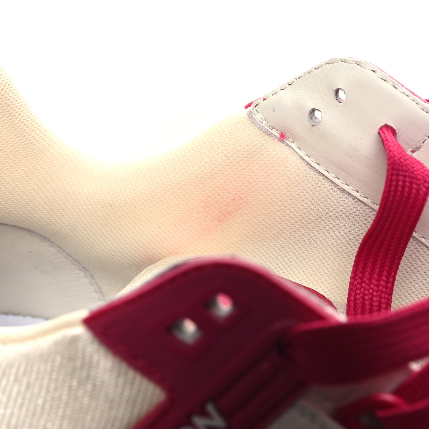 Louis Vuitton Calfskin Embossed Monogram Mens LV Trainer Sneakers 8.5 Fuchsia 9 of 9