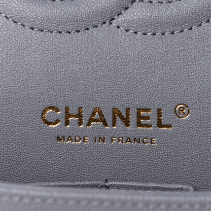 Chanel Caviar Quilted Medium Double Flap Grey 5 of 10